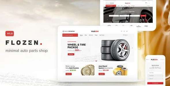 Flozen – AJAX 数码汽配在线商店WooCommerce汉化主题 – v1.3.5