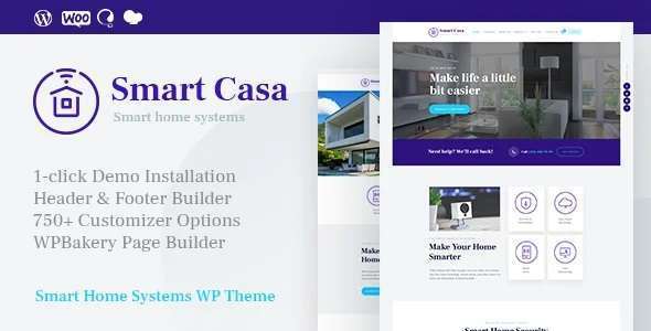 Smart Casa – 家庭自动化智能家居网站模板 – v1.0.8