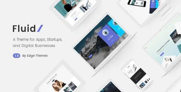 Fluid – 应用APP数字企业WordPress主题 – v1.7