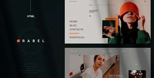 Orabel – 创意设计师作品展示网站WordPress模板 – v1.1.1