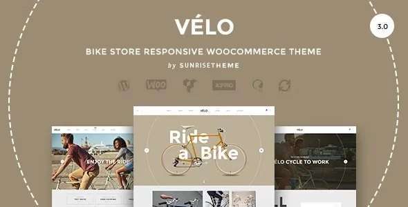 Velo – 响应商业自行车商店WordPress主题