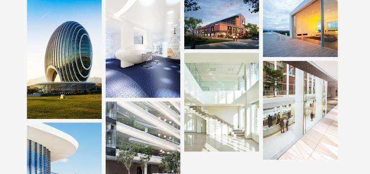 创意建筑景观设计装修公司DeDeCMS织梦模板