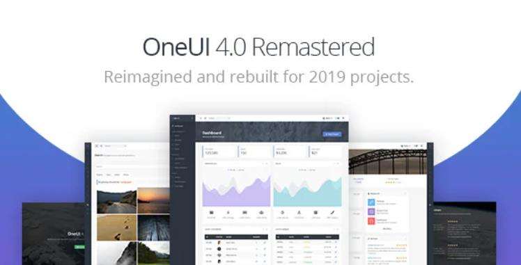 OneUI – Bootstrap 4 后台管理仪表板HTML5模板 – v5.4.0