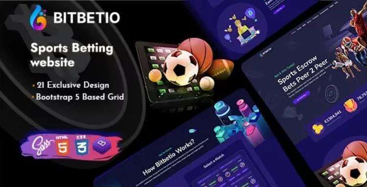 Bitbetio – 体育竞技网站HTML模板