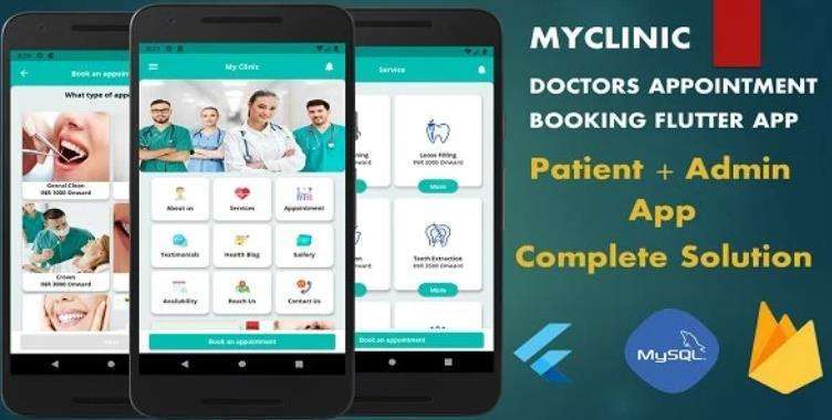 Myclinic – 医生预约预约APP应用程序解决方案 – v1.4.3