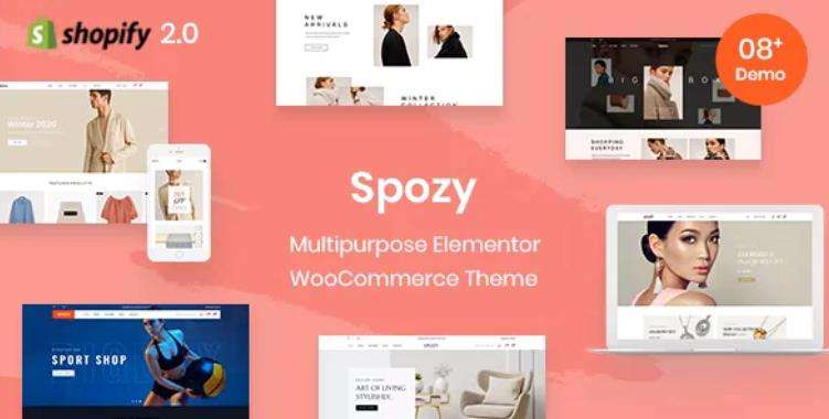 Spozy- 多行业电子商务网站 Shopify 模板