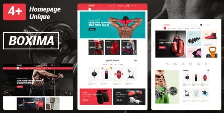 Boxima – 运动器材OpenCart电商主题