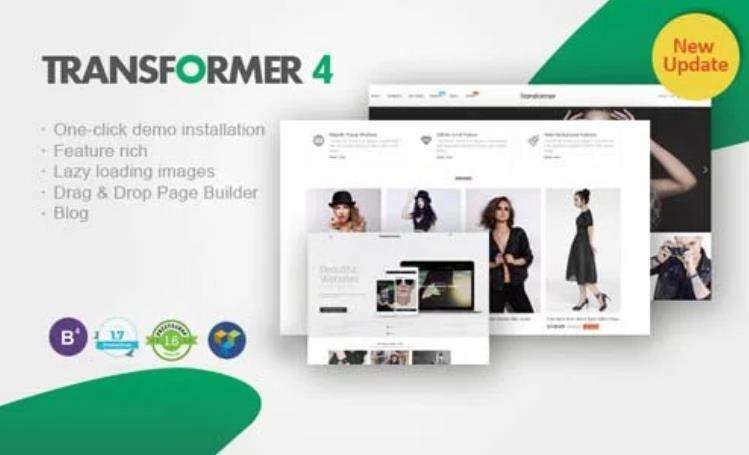 Transformer – 高级电商网站模板PrestaShop主题 – v4.6.0