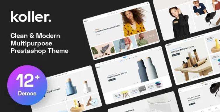 Koller – 响应式时尚服饰电商网站Prestashop模板