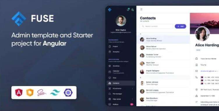 Fuse – Angular 13+ 网站后台管理模板 – v14.2.0