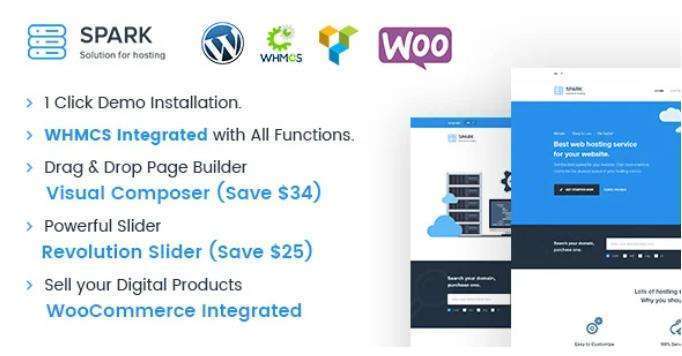 Spark – 响应式虚拟主机运营商WHMCS模板 – v2.2.5