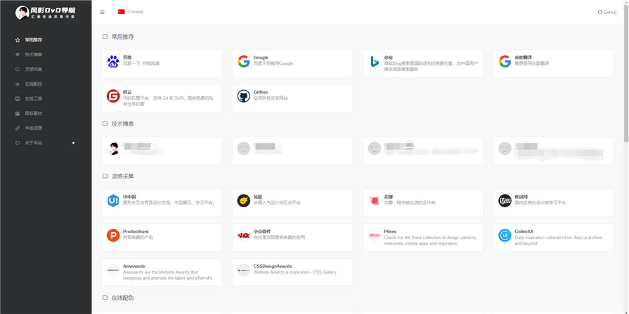 ThinkPHP5风影网址导航网站源码v1.0