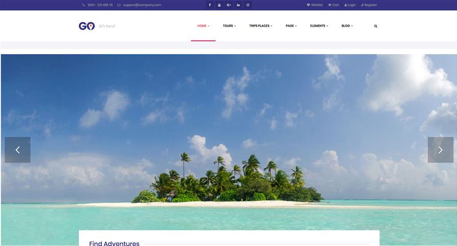 GoLove旅行景区WodPress主题模板下载