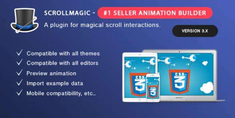 Scroll Magic – 滚动生成器WordPress插件 – v4.2.5