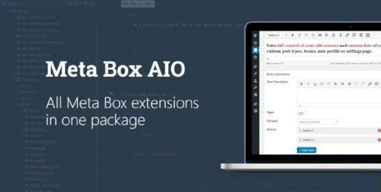 Meta Box AIO – 自定义 Meta 选项自定义字段插件 – v1.16.5