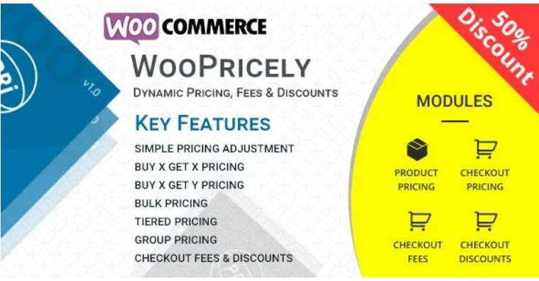 WooPricely – 动态价格折扣WordPress插件 – v1.3.8