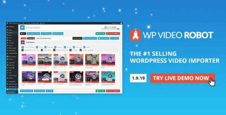 WordPress Video Robot Plugin – 终极视频导入器插件 – v1.17.0