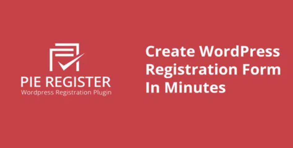 Pie Register Pro – 会员管理邀请注册表单WordPress插件 – v3.8.1