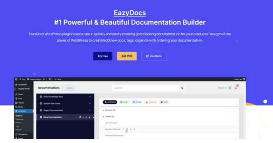 EazyDocs Pro (Premium) – 百科问答文档插件 – v1.1.8