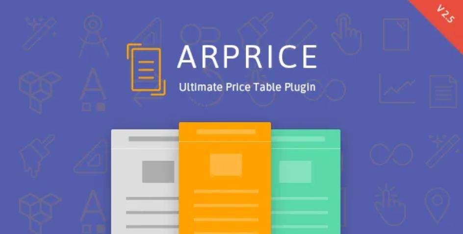 ARPrice – 定价表价格标签WordPress插件 – v4.0.2