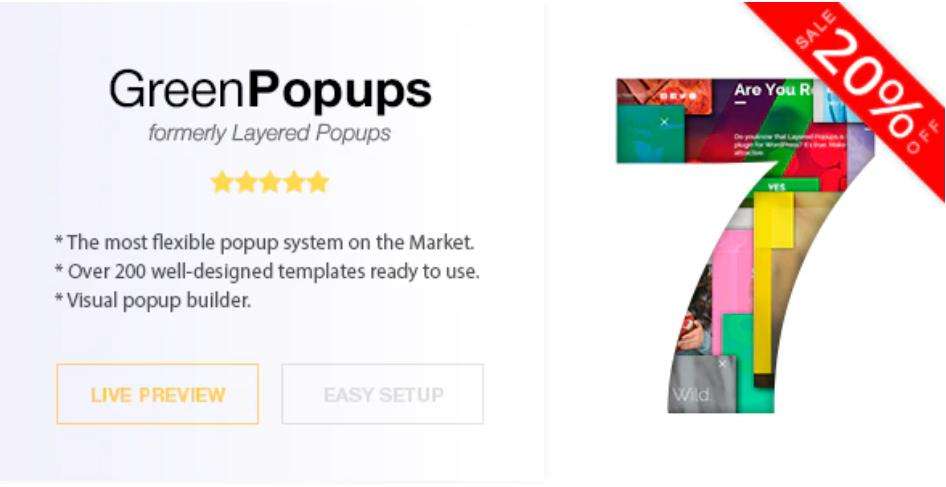 Green Popups (formerly Layered Popups) – 独立弹出窗口插件 – v7.3.4
