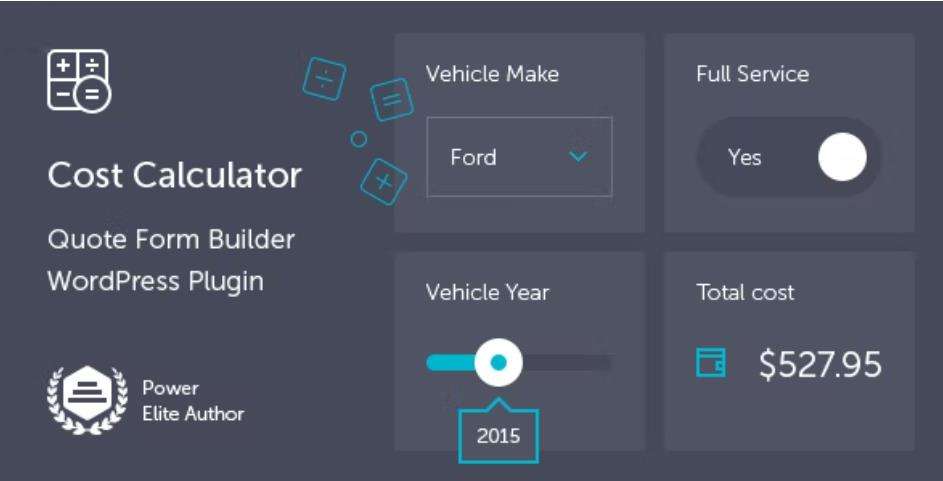 Cost Calculator for WordPress – 价格计算器插件 – v4.1
