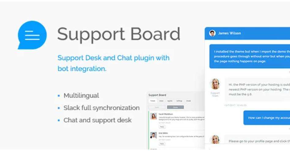 Support Board – Chat 在线客服支持工单插件 – v3.5.4