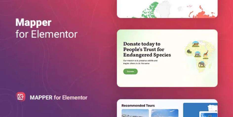 Mapper – 可视化交互式世界地图Elementor插件 – v1.0.2
