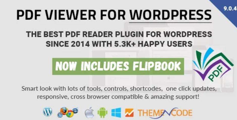 PDF viewer for WordPress – PDF阅读器插件 – v10.6.3