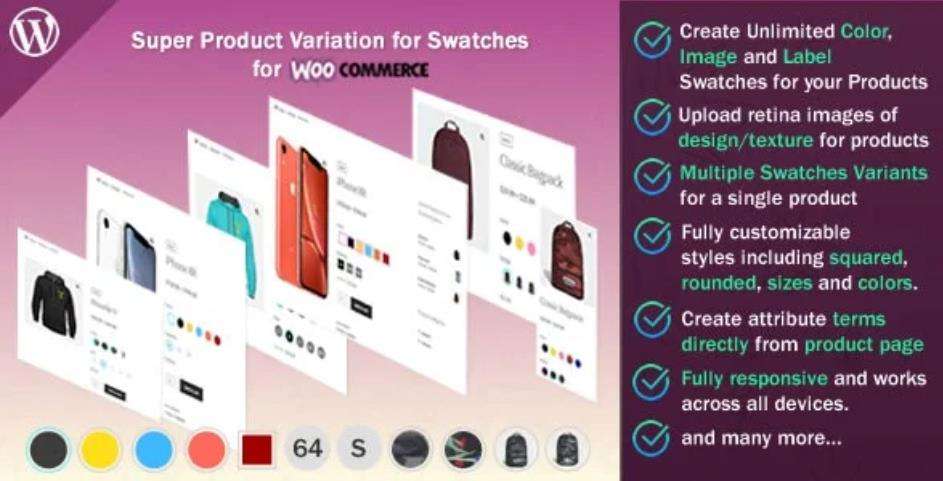 Super Product Variation Swatches for WooCommerce 商品颜色选择插件 – v2.2