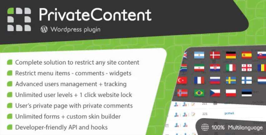 PrivateContent – 会员等级内容限制插件 – v8.3.0