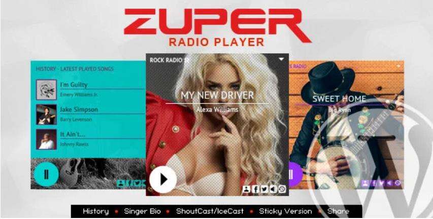 Zuper – Shoutcast and Icecast Radio Player With History 网络收音机播放器 – v3.4