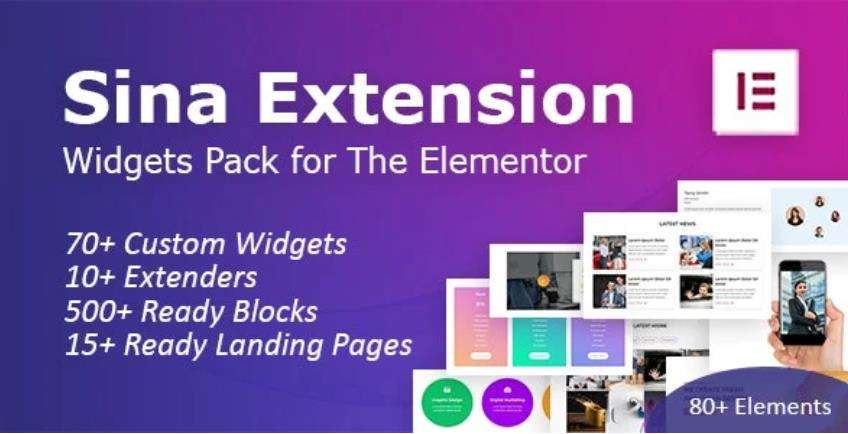 SEFE – Sina Extension for Elementor 可视化编辑器扩展插件 – v1.10.3