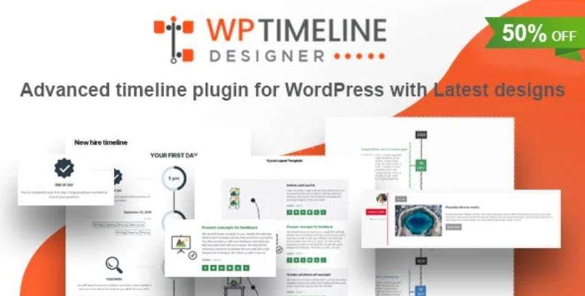 WP Timeline Designer Pro – WordPress 时间轴插件 – v1.4.3