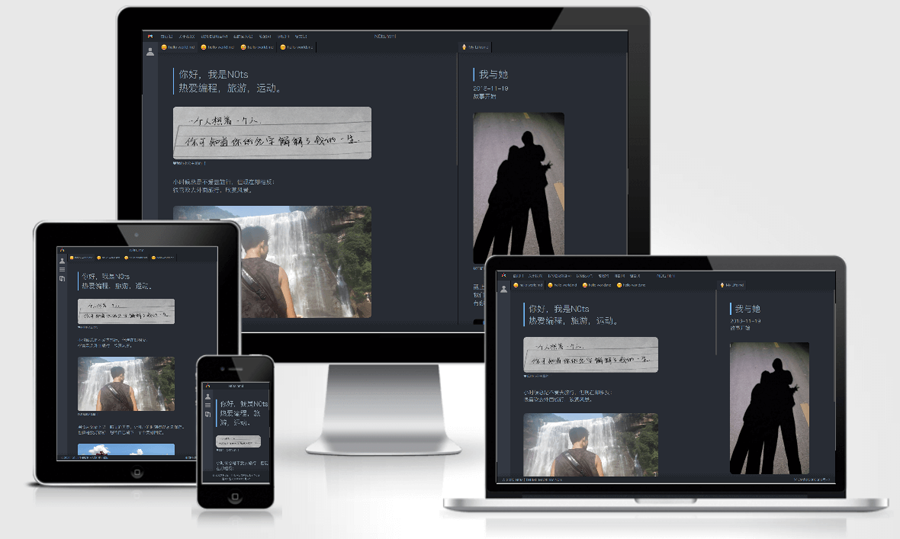 NutssssIndex2个人极简风格主页模板