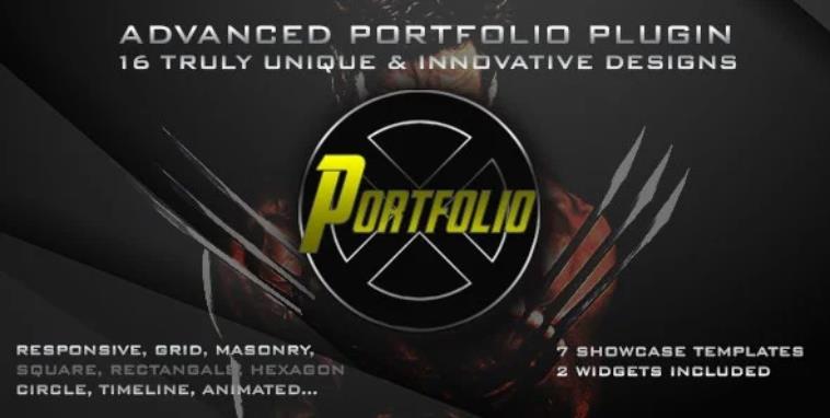 Portfolio X – 独特设计创意作品展示WordPress插件 – v4.0.5