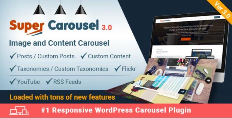 Super Carousel – 响应式文章轮播幻灯片插件 – v3.8.2