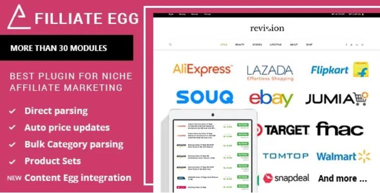 Affiliate Egg – 联盟推介推销营销WordPress插件 – v10.4.3