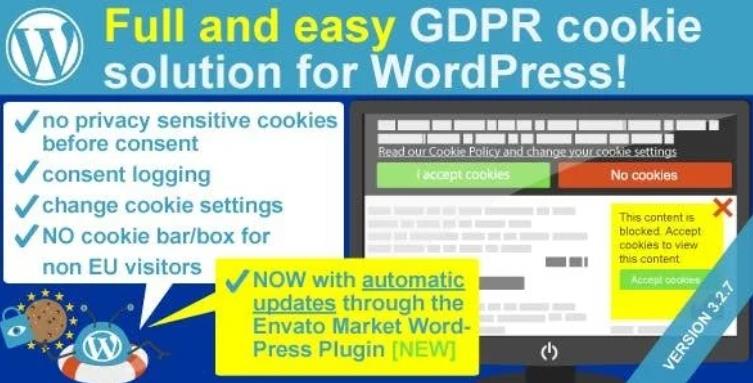 WeePie Cookie Allow – 轻松完整Cookie同意插件 – v3.4.3