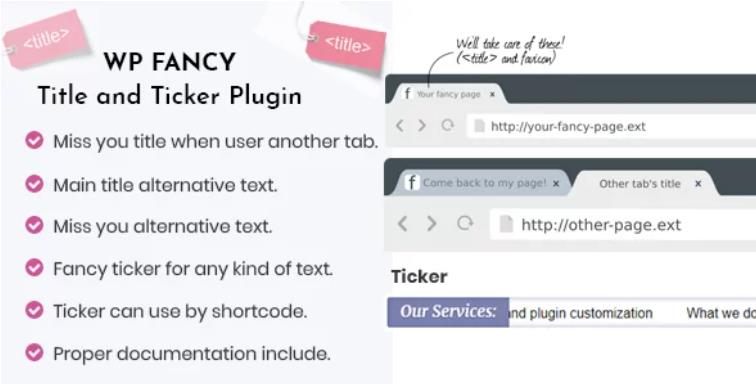 WP Fancy Title and Ticker WordPress Plugin – 动态花式标题插件