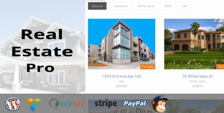 Real Estate Pro – 房屋租赁WordPress插件 – v2.0.8