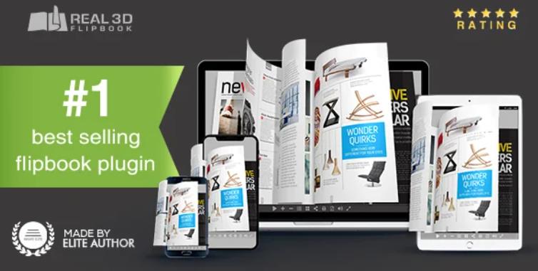 Real3D Flipbook 3D – 翻书阅读可视化插件 – v3.36