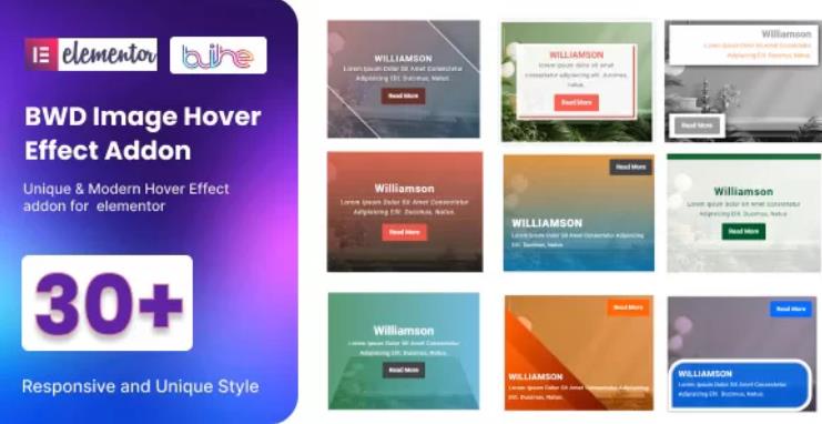BWD Image Hover Effect addon for elementor – 图像悬停效果插件