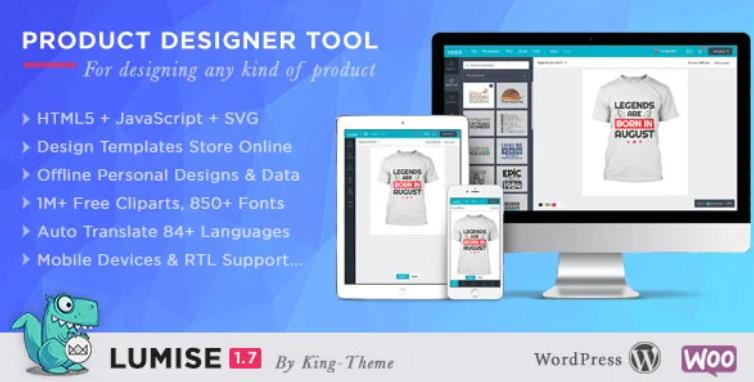 Lumise Product Designer – 个性产品定制WordPress插件 – v2.0.3