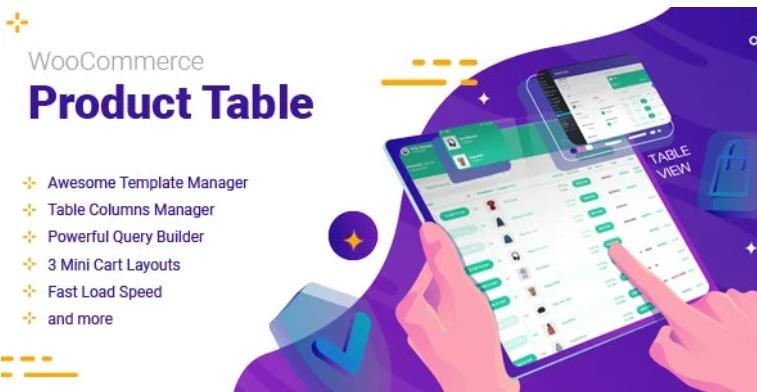 WooCommerce Product Table – 产品选项卡插件 – v2.6.4