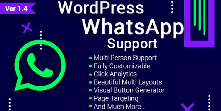 WordPress WhatsApp Support 客服聊天插件 – v2.3.3