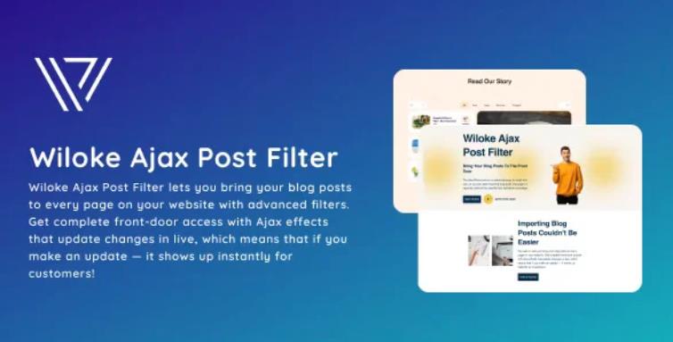 Wiloke Ajax Post Filter – 无刷新筛选插件