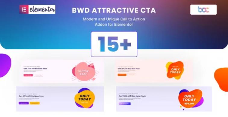 BWD Call to Action addon for elementor – 号召按钮元素插件