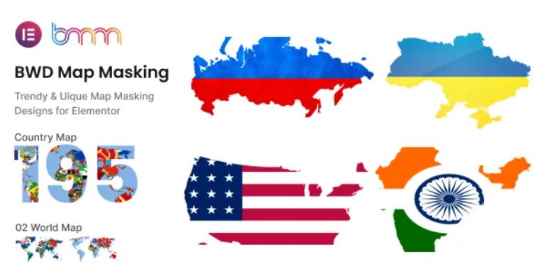 BWD Map Masking addon for elementor – 自定义地图元素插件
