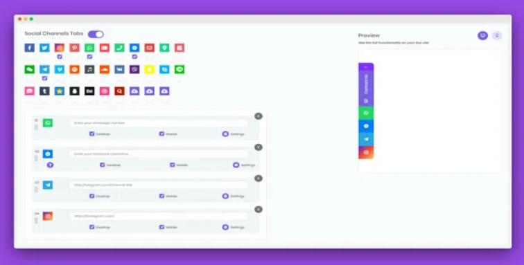 myStickyElements Pro 浮动联系表单侧边客服插件 – v2.0.7